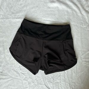 Lululemon Speed Up High-Rise Lined Short 2.5" Color Black Size 2